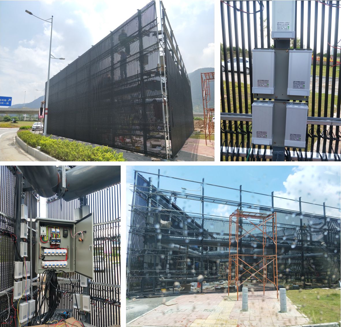 高炮智慧顯示燈光秀安裝實(shí)拍 高炮智慧顯示燈光秀安裝實(shí)拍