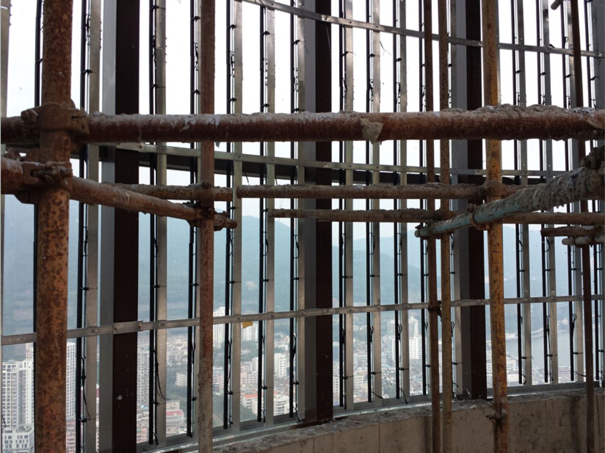 樓體智慧燈光秀內部鋼架