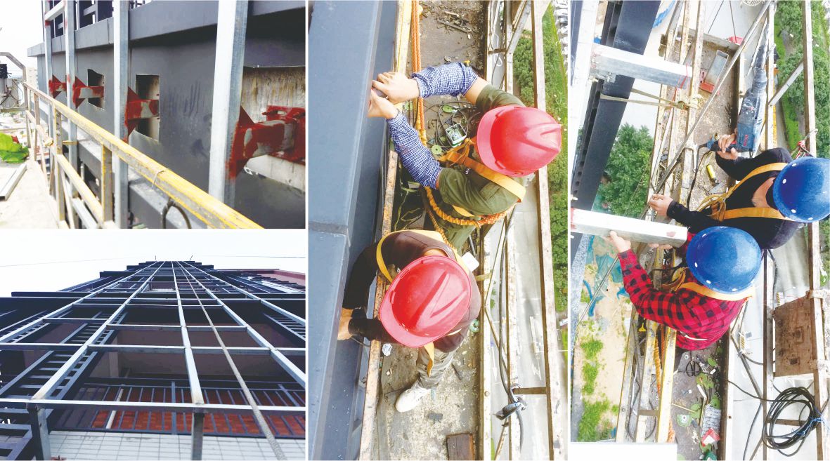 樓體標(biāo)識發(fā)光字安裝實拍圖片 樓體標(biāo)識發(fā)光字安裝實拍圖片