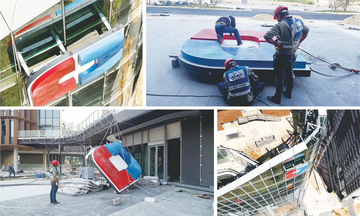 樓體標(biāo)識(shí)發(fā)光字安裝圖片 樓體標(biāo)識(shí)發(fā)光字安裝圖片