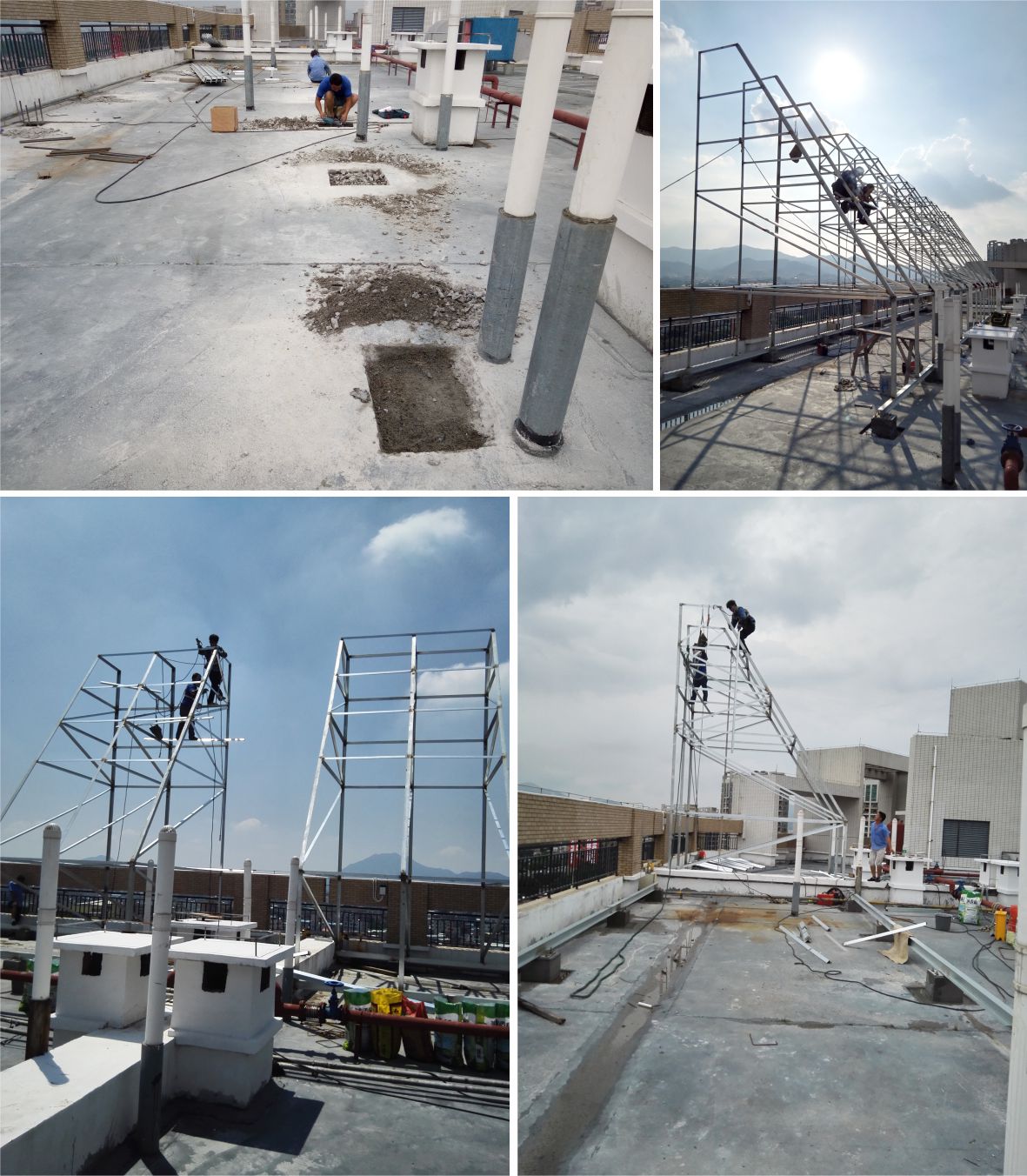 樓體標(biāo)識發(fā)光字安裝圖片 樓體標(biāo)識發(fā)光字安裝圖片