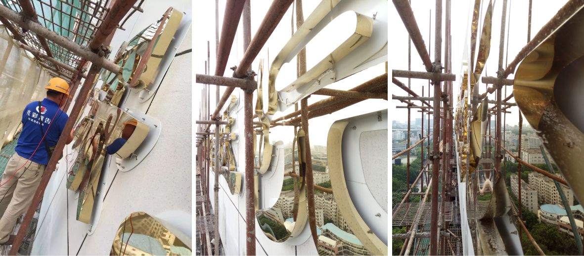 樓體標識字安裝圖片 樓體標識字安裝圖片